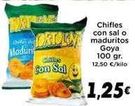 Oferta de Snacks por 1,25€ en Supermercados Piedra