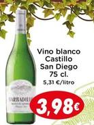 Oferta de Vino blanco por 3,98€ en Supermercados Piedra