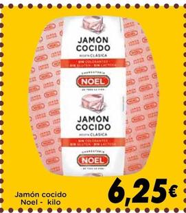 Oferta de Jamón cocido por 6,25€ en Supermercados Piedra