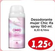 Oferta de Desodorante por 1,25€ en Supermercados Piedra