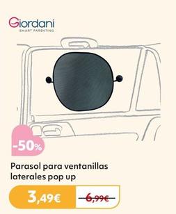 Oferta de Giordani - Parasol Para Ventanillas Laterales Pop Up por 3,49€ en Prénatal