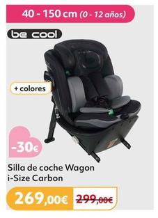 Oferta de Be Cool - Silla De Coche Wagon I-size Carbon por 269€ en Prénatal