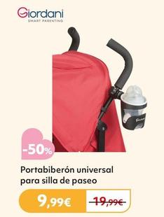 Oferta de Giordani - Portabiberón Universal Para Silla De Paseo por 9,99€ en Prénatal