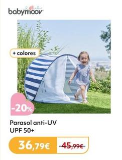 Oferta de Babymoov - Parasol Anti-UV UPF 50+ por 36,79€ en Prénatal