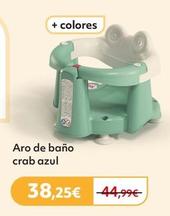 Oferta de OK BABY - Aro De Baño Crab Azul por 38,25€ en Prénatal