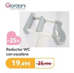 Oferta de Giordani - Reductor WC Con Escalera por 19,49€ en Prénatal