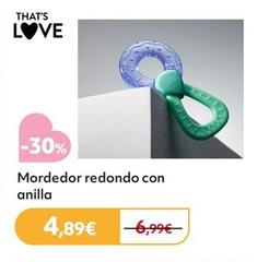 Oferta de That's Love - Mordedor Redondo Con Anilla  por 4,89€ en Prénatal