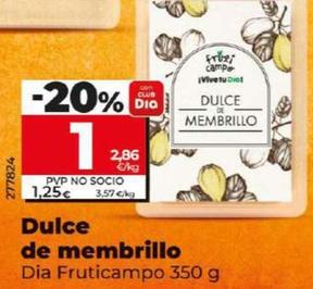 Oferta de Dia Fruticampo - Dulce De Membrillo por 1€ en Dia