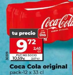 Oferta de Coca Cola - Original por 9,72€ en Dia