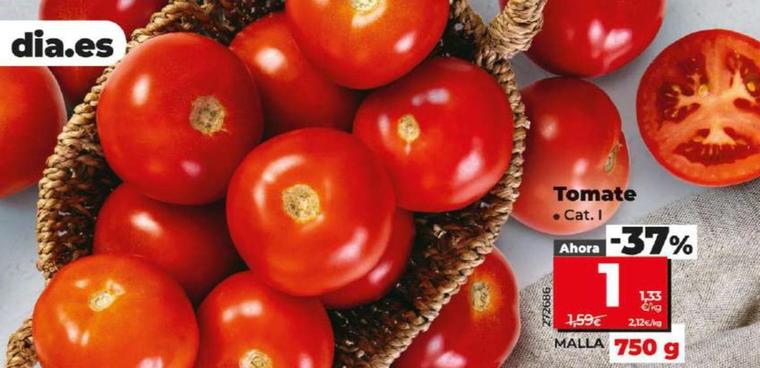 Oferta de Tomate por 1€ en Dia
