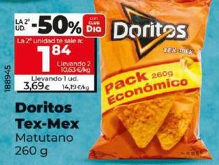 Oferta de Doritos - Tex-mex por 3,69€ en Dia