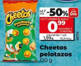Oferta de Cheetos - Pelotazos por 1,99€ en Dia