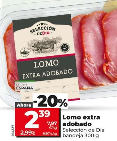 Oferta de Seleccion De Dia - Lomo Extra Adobado por 2,39€ en Dia