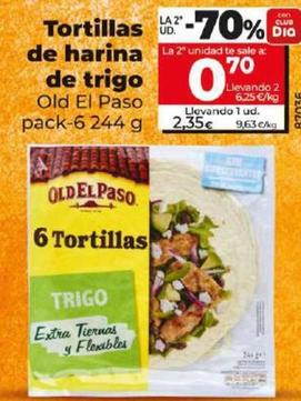 Oferta de Old El Paso - Tortillas De Harina De Trigo por 2,35€ en Dia