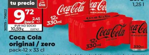 Oferta de Coca-cola - Original / Zero por 9,72€ en Dia