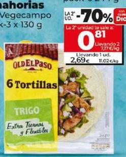 Oferta de Old El Paso - Tortillas De Harina De Trigo por 2,69€ en Dia