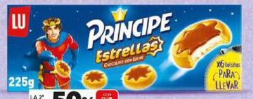 Oferta de Lu - Galletas Principe Estrellas De Chocolate Con Leche por 2,49€ en Dia