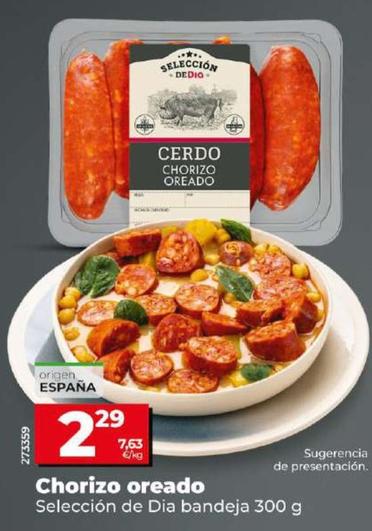 Oferta de Seleccion De Dia - Chorizo Oreado por 2,29€ en Dia