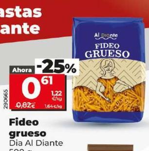 Oferta de Dia Al Diante - Fideo Grueso por 0,61€ en Dia