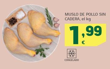 Oferta de Muslo De Pollo Sic Sadera  por 1,99€ en HiperDino