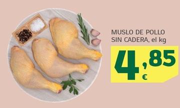 Oferta de Muslos De Pollo Sin Cadera  por 4,85€ en HiperDino