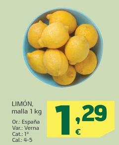 Oferta de Limon por 1,29€ en HiperDino