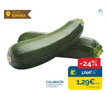 Oferta de Calabacines por 1,29€ en Supermercados La Despensa