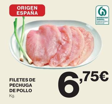Oferta de Pechuga de pollo por 6,75€ en El Corte Inglés
