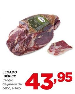 Oferta de Legado Ibérico - Centro De Jamón De Cebo por 43,95€ en Alimerka