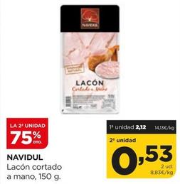 Oferta de Navidul - Lacón Cortado A Mano por 2,12€ en Alimerka