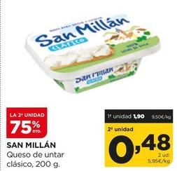 Oferta de San Millán - Queso De Untar Clasico por 1,9€ en Alimerka