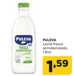 Oferta de Puleva - Leche Fresca Semidesnatada por 1,59€ en Alimerka