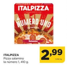 Oferta de Italpizza - Pizza Salamino La Número 1 por 2,99€ en Alimerka