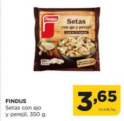 Oferta de Findus - Setas Con Ajo Y Perejil por 3,65€ en Alimerka