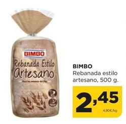 Oferta de Bimbo - Rebanada Estilo Artesano por 2,45€ en Alimerka