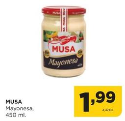 Oferta de Musa - Mayonesa por 1,99€ en Alimerka