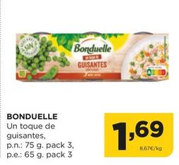 Oferta de Bonduelle - Un Toque De Guisantes por 1,69€ en Alimerka