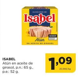 Oferta de Isabel - Atún En Aceite De Girasol por 1,09€ en Alimerka