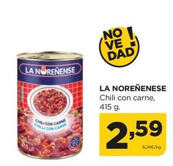 Oferta de La Noreñense - Chili Con Carne por 2,59€ en Alimerka