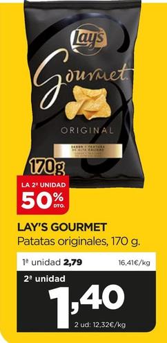 Oferta de Lay's - Gourmet Patatas Originales por 2,79€ en Alimerka