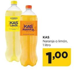 Oferta de Kas - Naranja O Limón por 1€ en Alimerka