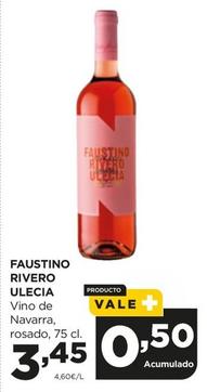 Oferta de Faustino Rivero - Vino De Navarra por 3,45€ en Alimerka