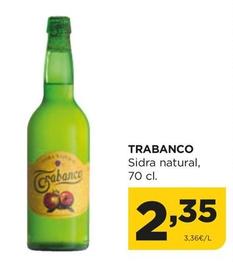 Oferta de Trabanco - Sidra Natural por 2,35€ en Alimerka