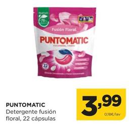 Oferta de Puntomatic - Detergente Fusión Floral por 3,99€ en Alimerka