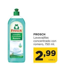 Oferta de Frosch - Lavavajillas Concentrado Con Romero por 2,99€ en Alimerka