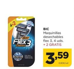 Oferta de Bic - Maquinillas Desechables Flex 3 por 3,59€ en Alimerka