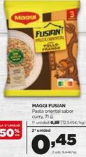 Oferta de Maggi - Pasta Oriental Sabor Curry por 0,89€ en Alimerka