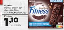 Oferta de Nestlé - Fitness Barritas Protein Con Chocolate por 2,19€ en Alimerka