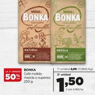 Oferta de Bonka - Café Molido Mezcla por 2,99€ en Alimerka