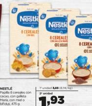 Oferta de Nestlé - Papilla 8 Cereales Con Cacao por 3,85€ en Alimerka